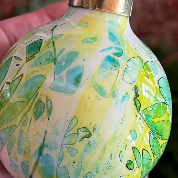 HANDCRAFTED Hand-Painted Porcelain Ornament (Set of 3) - Picture 7 of 7